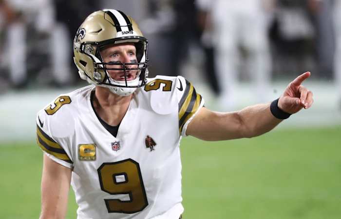 Quarterback Drew Brees and the New Orleans Saints will try to win for a third time against quarterback Tom Brady and the Tampa Bay Buccaneers in an NFC Divisional Playoff game at New Orleans.